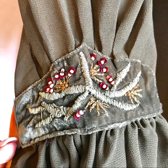 NWT CAROLINA BELLE Boho Embroidered Blouse - Picture 3 of 8